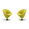 Manhattan Comfort Tulip Swivel Accent Chair in Green and Polished Chrome (Set of 2) 2-AC029-GR - alternate 1